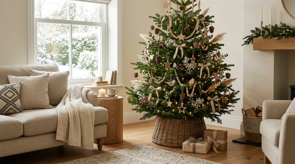 Fresh Evergreen Christmas Tree — 20 Natural Christmas Decor Ideas — image 01