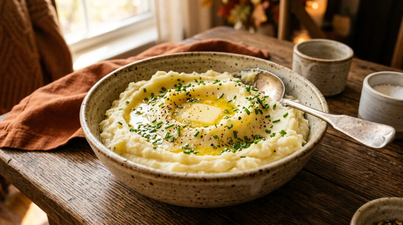 Buttery Garlic Mashed Potatoes — 20 Insanely Good Thanksgiving Recipes to Try This Year — image 02