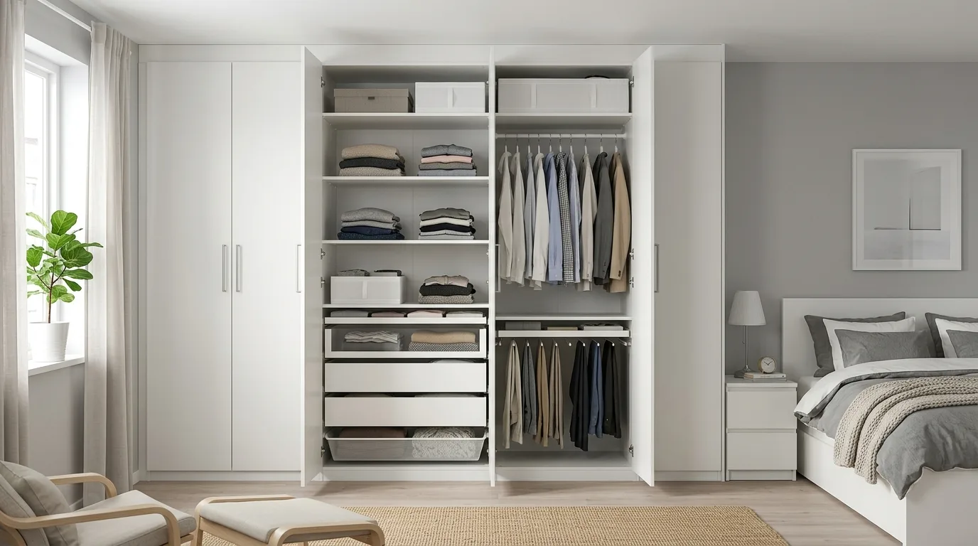 IKEA Bedroom with PAX Wardrobe — 18 IKEA Bedroom Ideas — image 02