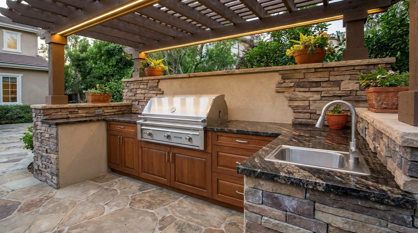 Built-In Grill Station — 18 Smart Outdoor Kitchen Ideas — image 03