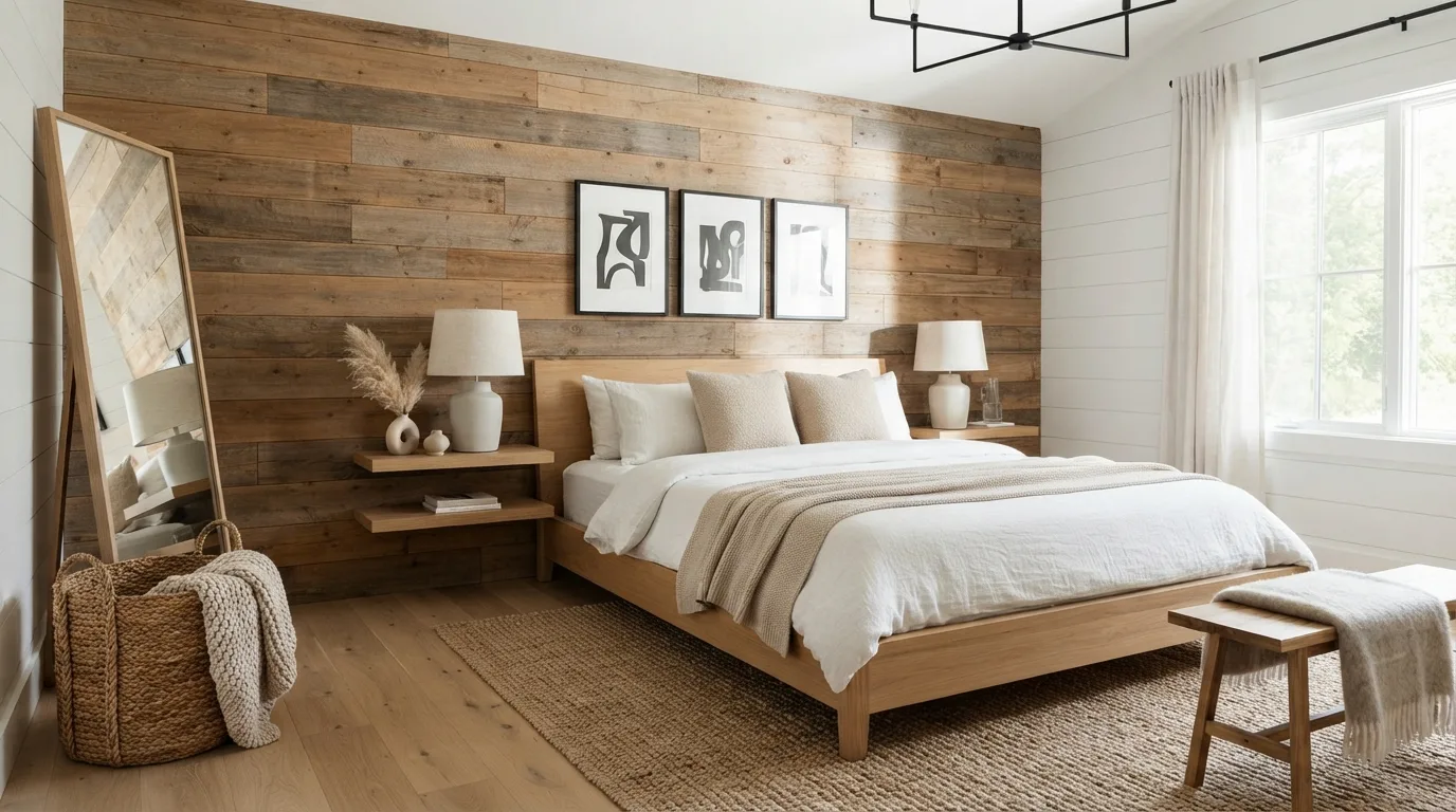 Modern Farmhouse Bedroom — 15 Farmhouse Bedroom Design Ideas — image 03