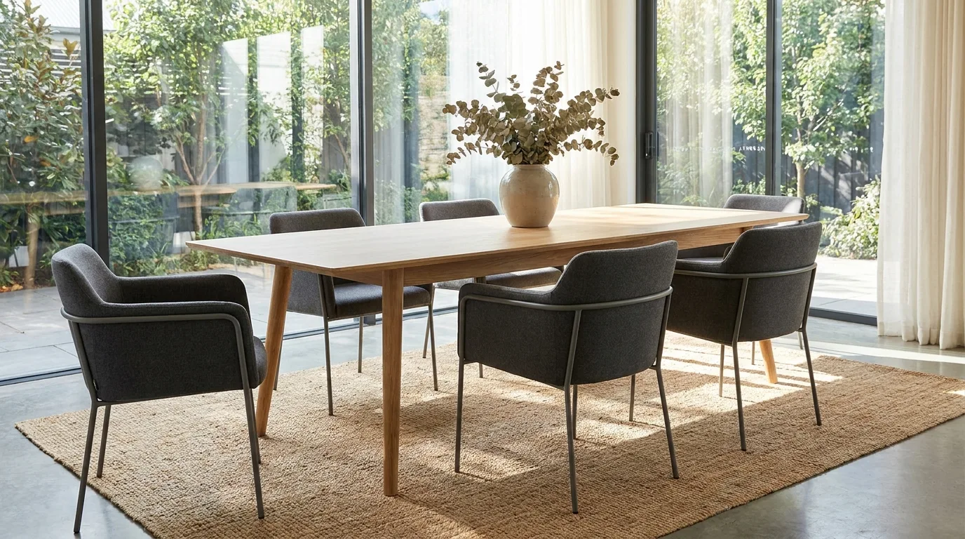 Modern Wood Dining Table — 17 Modern Dining Room Decor Ideas — image 03