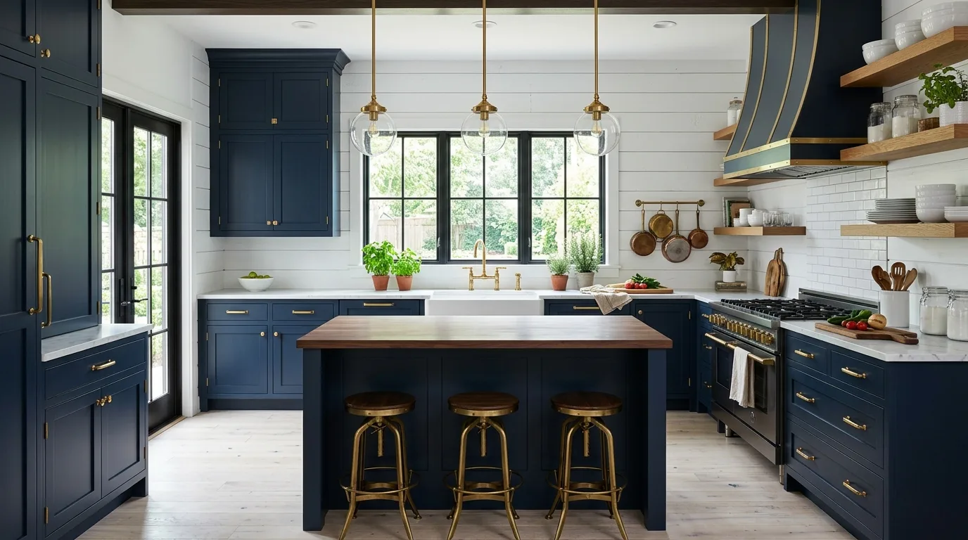 White Shiplap with Dark Cabinets — 15 Kitchen Shiplap Backsplash Ideas — image 03