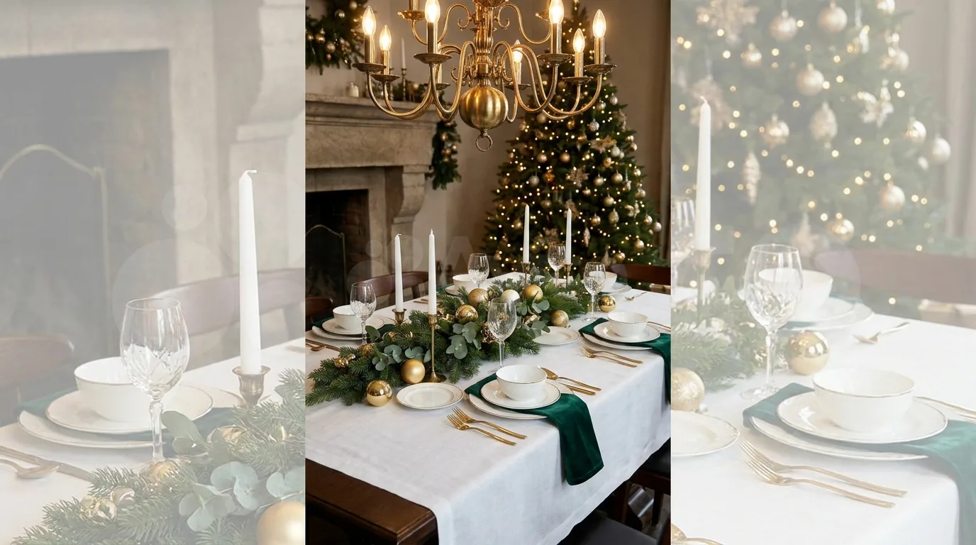 Luxury Christmas Dining Table — 22 Luxury Christmas Decor Ideas — image 04