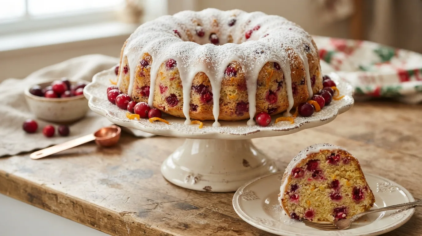 Cranberry Orange Bundt Cake — 15 Thanksgiving Dessert Ideas That Are Sure to Please Everyone — image 05