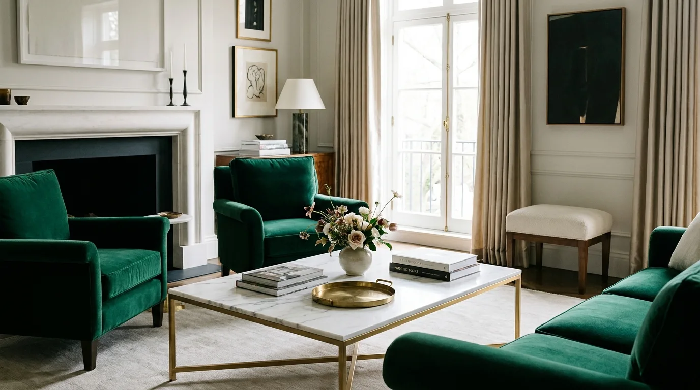 Marble Coffee Table — 15 Living Room Coffee Table Ideas — image 05