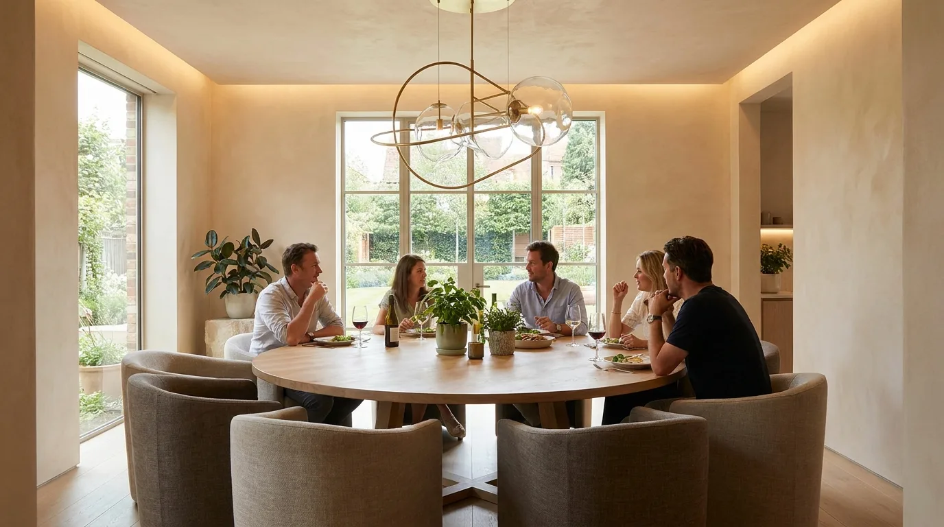 Round Dining Table — 17 Modern Dining Room Decor Ideas — image 05