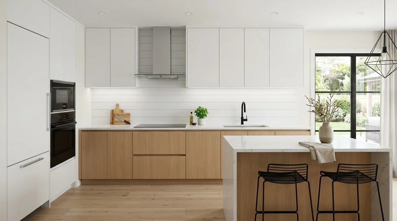 Modern Shiplap Kitchen — 15 Kitchen Shiplap Backsplash Ideas — image 07