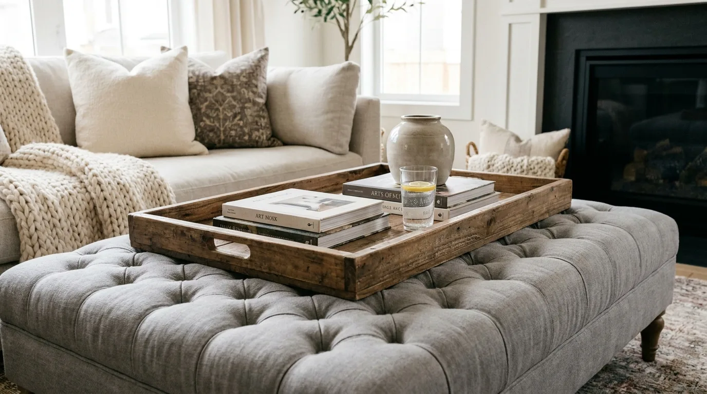 Ottoman Coffee Table — 15 Living Room Coffee Table Ideas — image 07