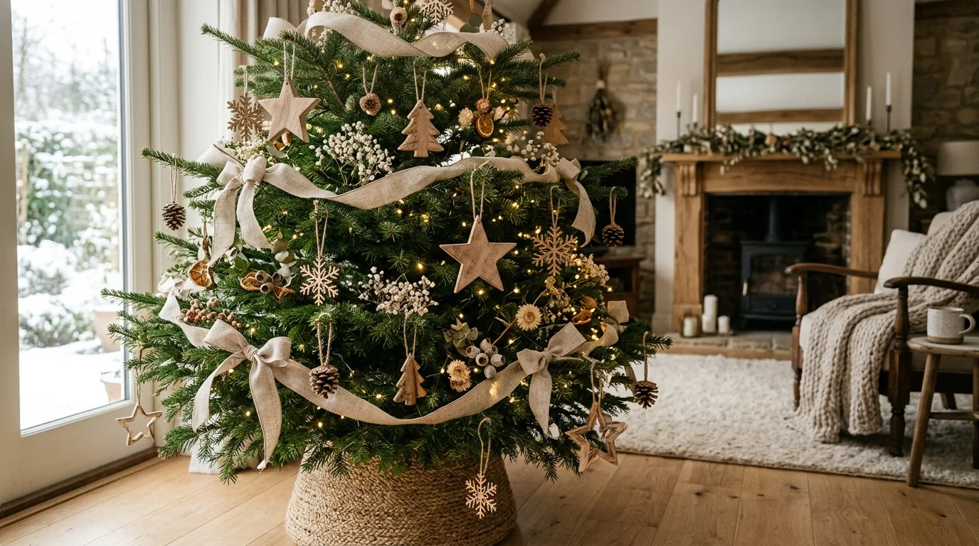 Wooden Christmas Ornaments — 20 Natural Christmas Decor Ideas — image 07
