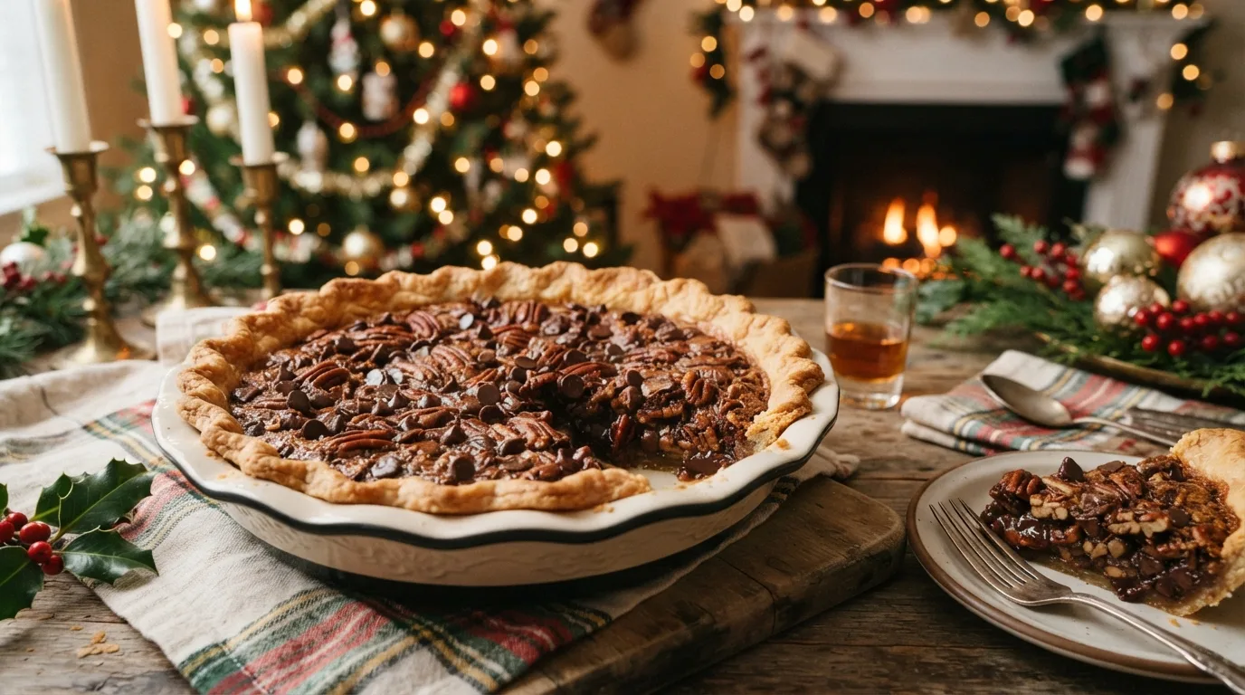 Chocolate Bourbon Pecan Pie — 15 Thanksgiving Dessert Ideas That Are Sure to Please Everyone — image 08