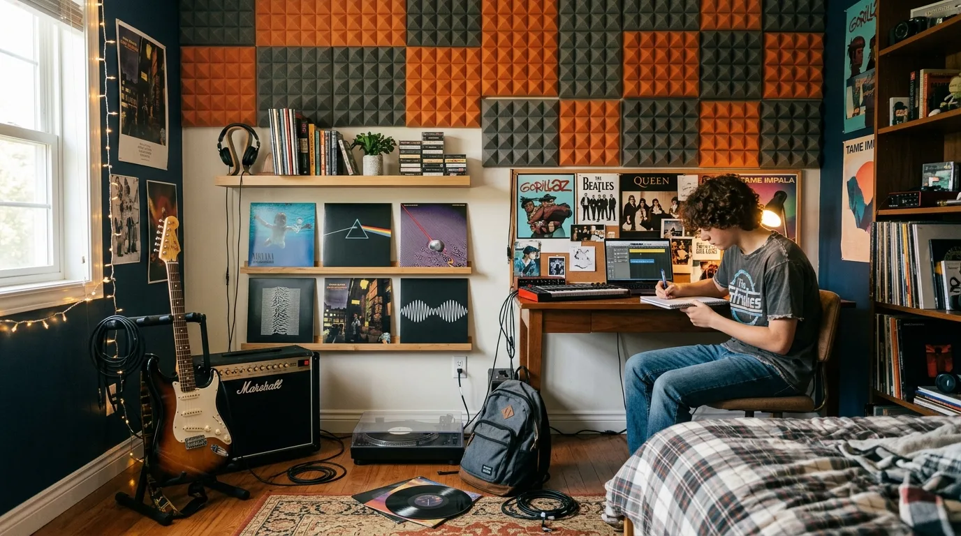 Music Lover's Bedroom — 18 Teenage Boys Bedroom Ideas — image 08