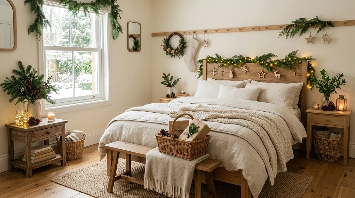 Natural Christmas Bedroom — 20 Natural Christmas Decor Ideas — image 10