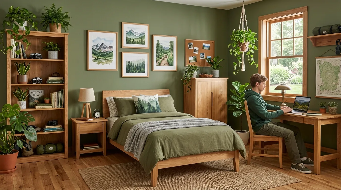 Nature-Inspired Bedroom — 18 Teenage Boys Bedroom Ideas — image 11