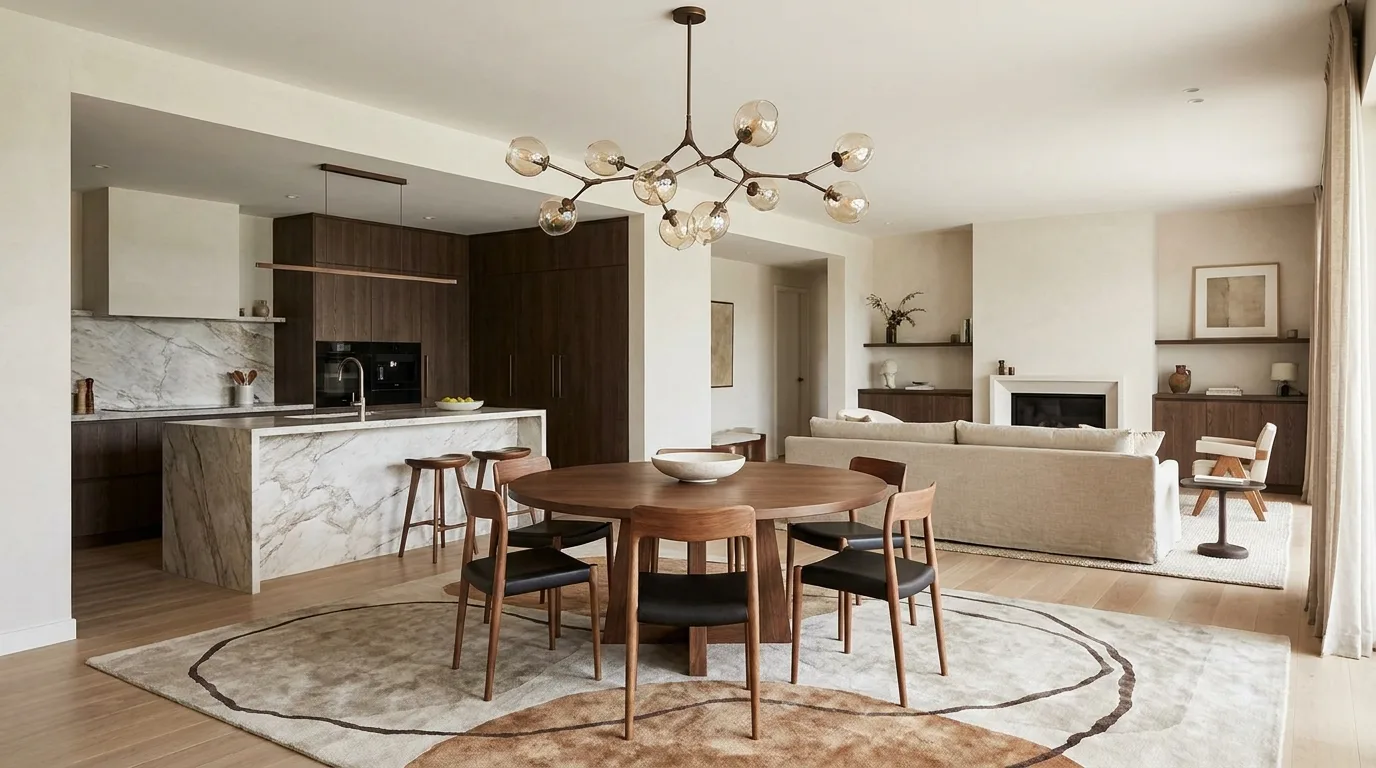 Contemporary Open-Plan Dining Area — 17 Modern Dining Room Decor Ideas — image 12