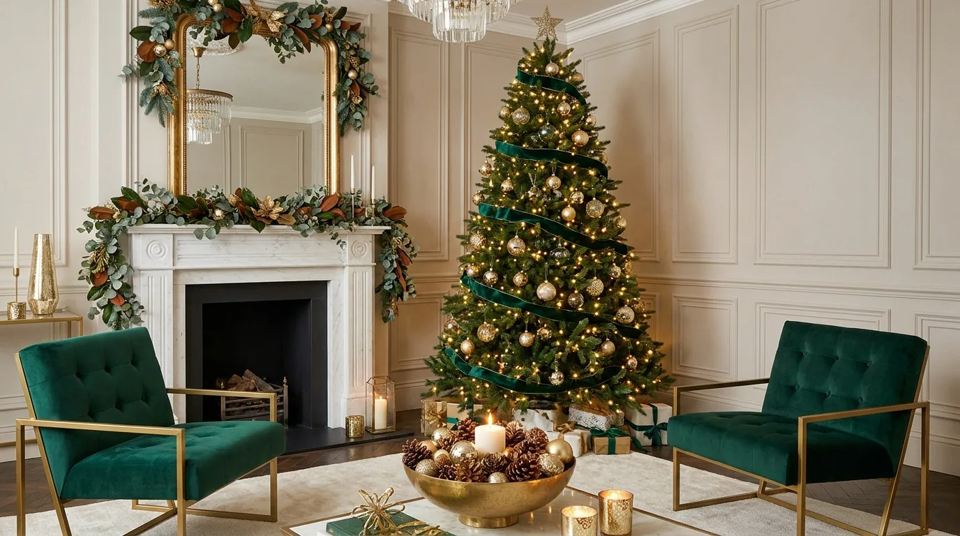 Emerald Green Christmas Theme — 22 Luxury Christmas Decor Ideas — image 12