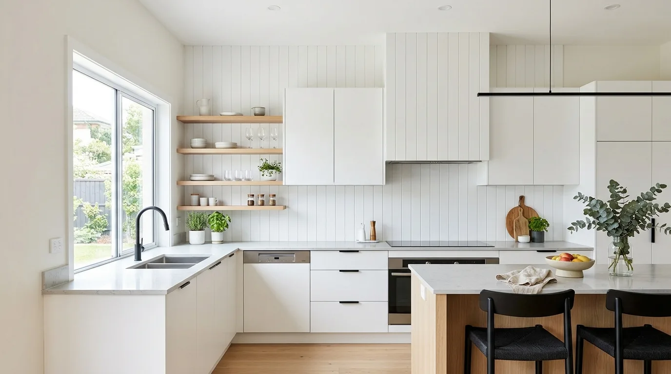 Vertical Shiplap Backsplash — 15 Kitchen Shiplap Backsplash Ideas — image 12