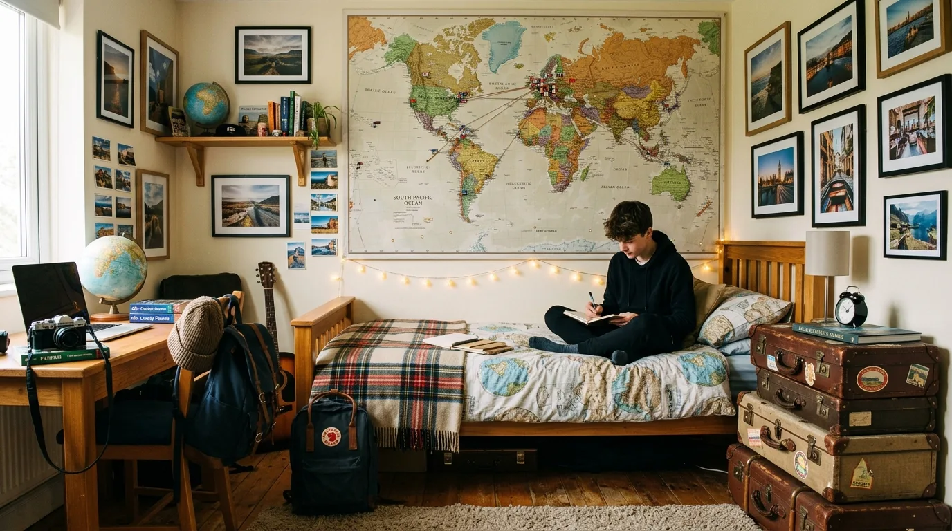Travel-Inspired Bedroom — 18 Teenage Boys Bedroom Ideas — image 13