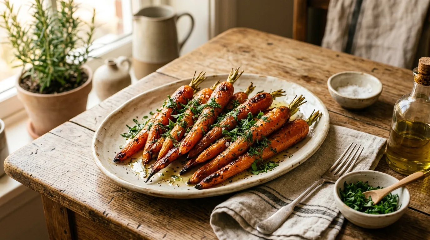 Herb Butter Roasted Carrots — 20 Insanely Good Thanksgiving Recipes to Try This Year — image 14