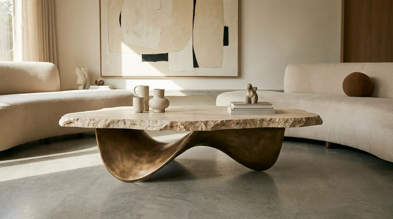 Sculptural Coffee Table — 15 Living Room Coffee Table Ideas — image 14