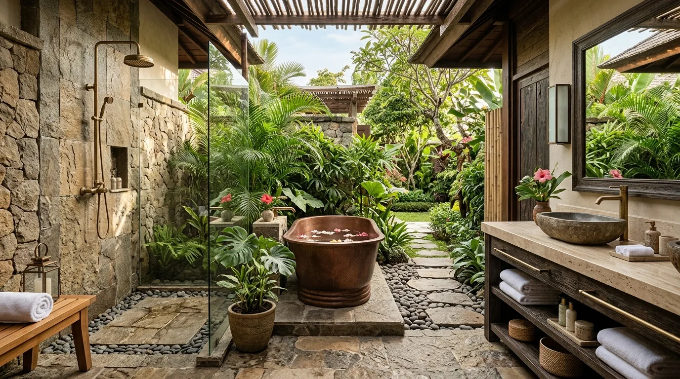 Luxury Outdoor Bathroom — 15 Outdoor Bathroom Ideas — image 15