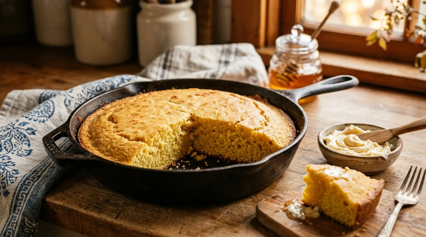 Cornbread with Honey Butter — 20 Insanely Good Thanksgiving Recipes to Try This Year — image 15