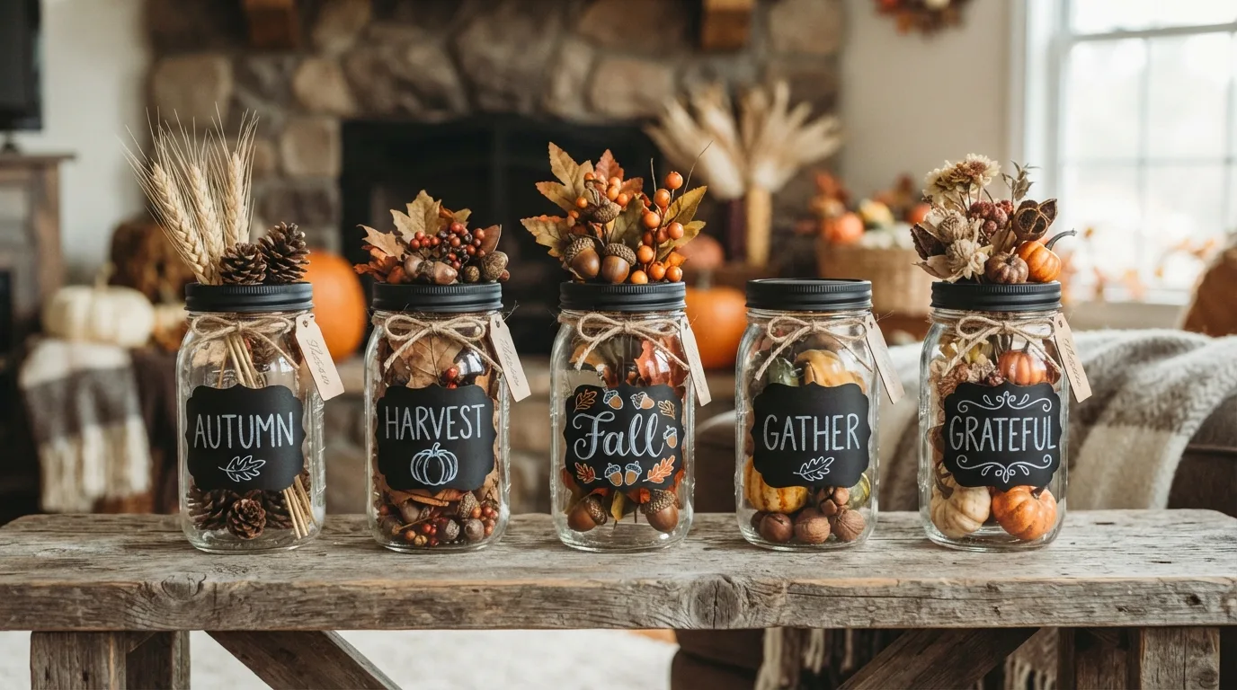 27 DIY Fall Mason Jar Ideas to Spark Your Creativity - image 16