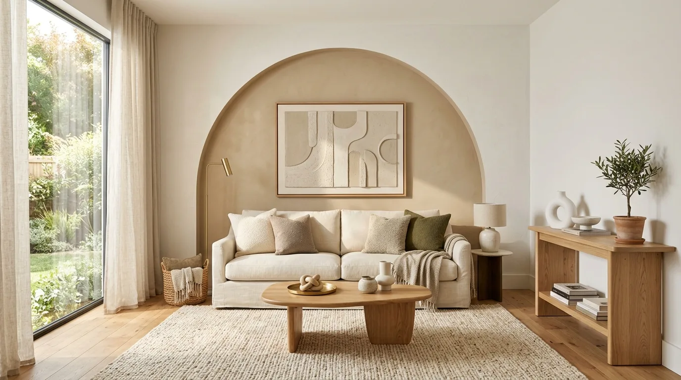 Arched Accent Wall — 20 Living Room Accent Walls Ideas — image 17