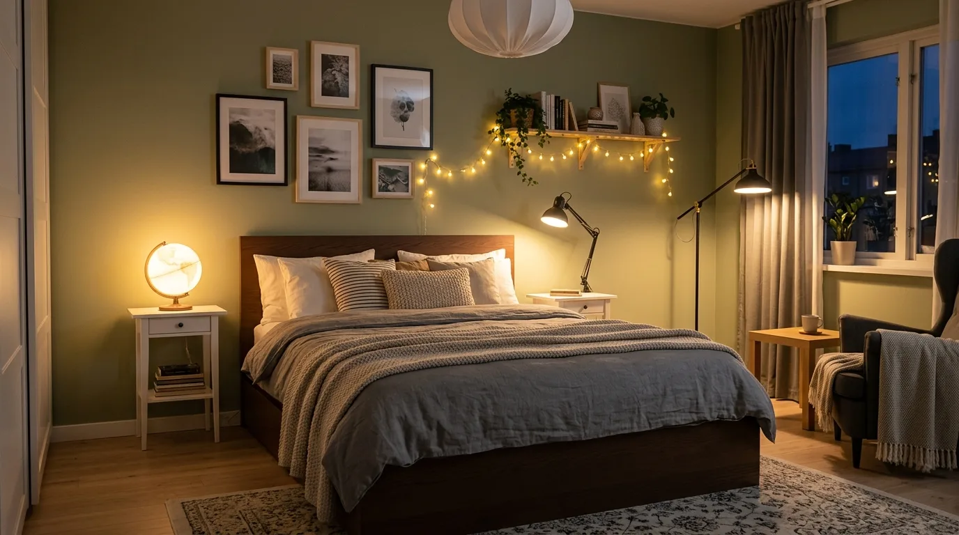 IKEA Bedroom with Layered Lighting — 18 IKEA Bedroom Ideas — image 17