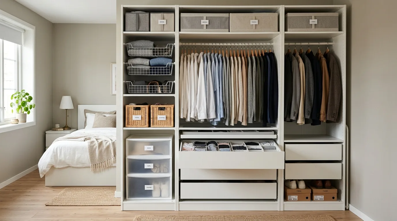 IKEA Bedroom with Smart Organization — 18 IKEA Bedroom Ideas — image 18