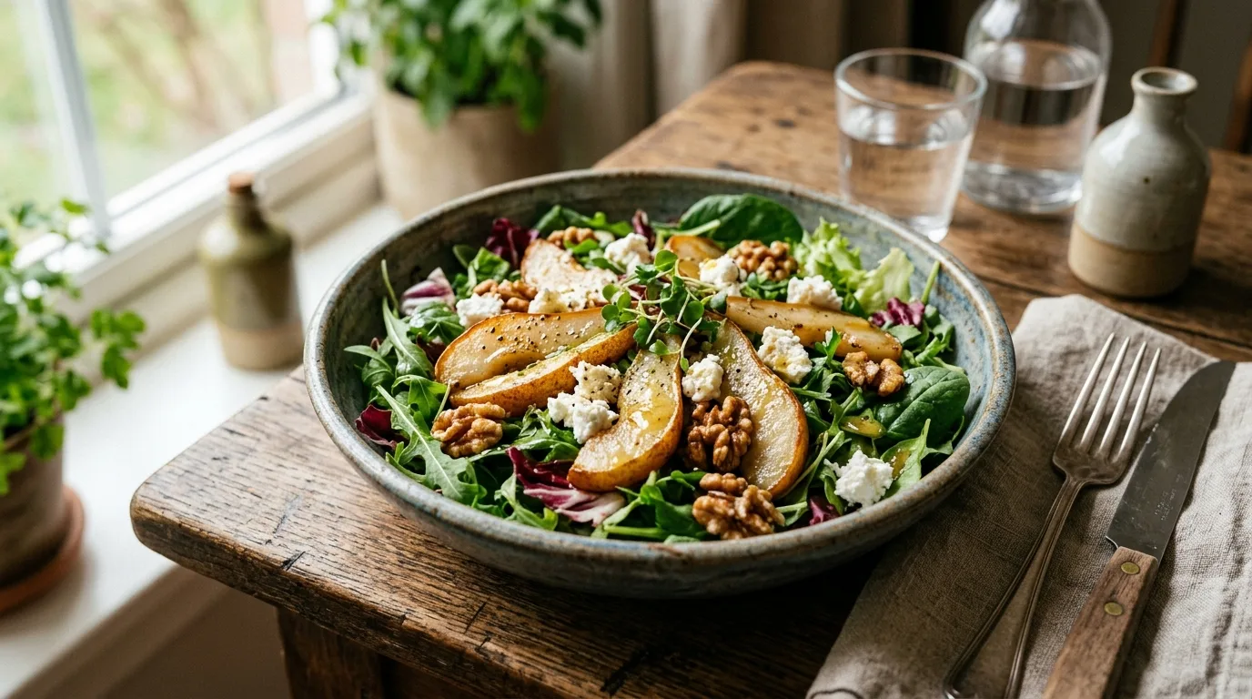 Spiced Pear and Walnut Salad — 20 Insanely Good Thanksgiving Recipes to Try This Year — image 18