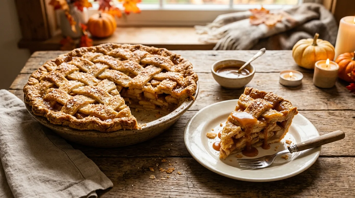 Salted Caramel Apple Pie — 20 Insanely Good Thanksgiving Recipes to Try This Year — image 20