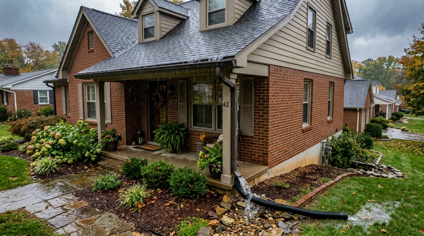 Damaged roof shingle being professionally replaced to improve weather protection.