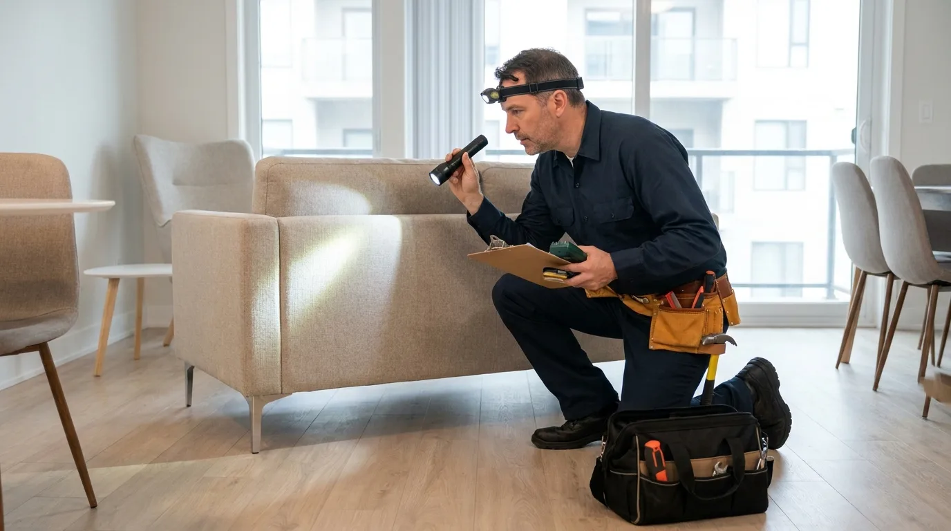 Rental agreement and keys representing pest-control lease terms