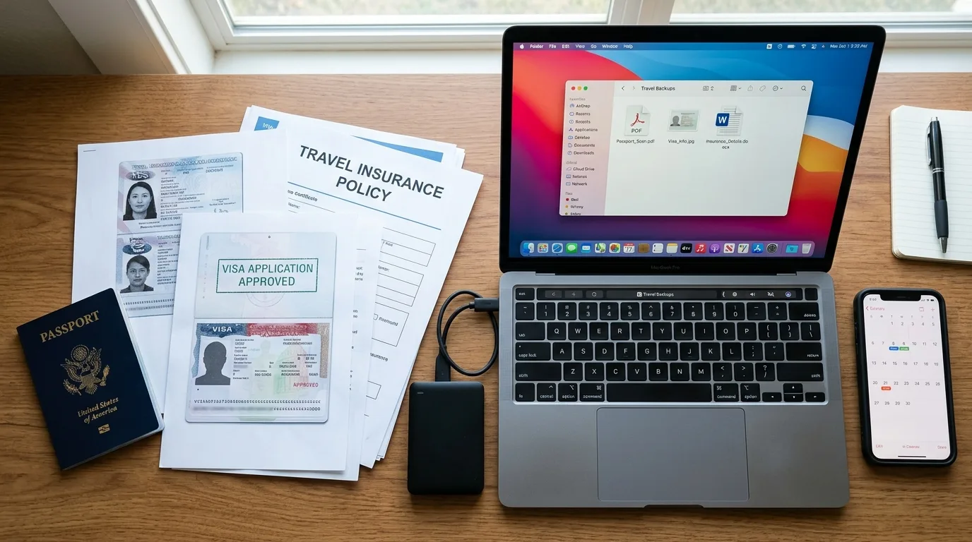 Preparing compliant passport photos for a visa application