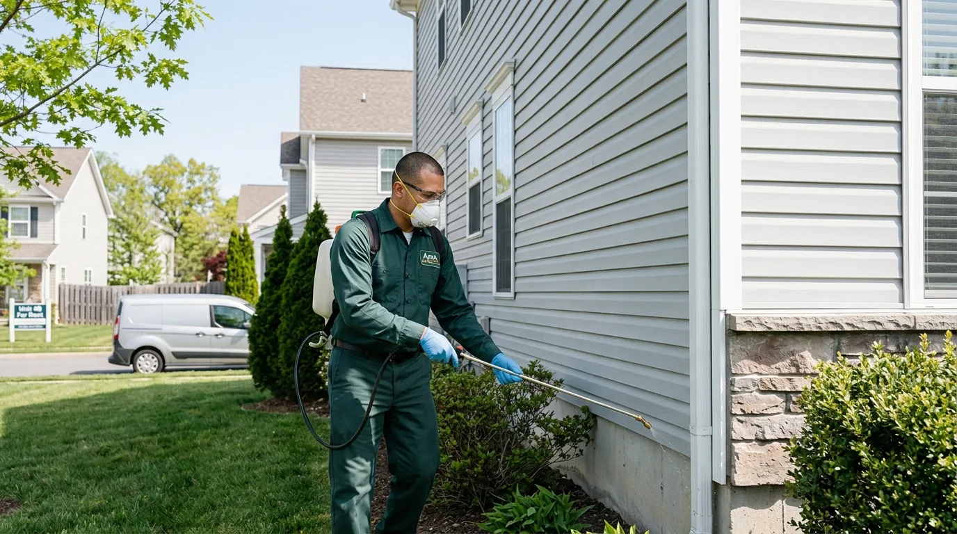 Inspection of a possible rodent entry point near apartment plumbing