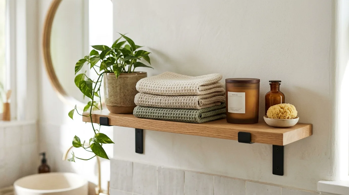 Scented candles creating an intimate dinner atmosphere