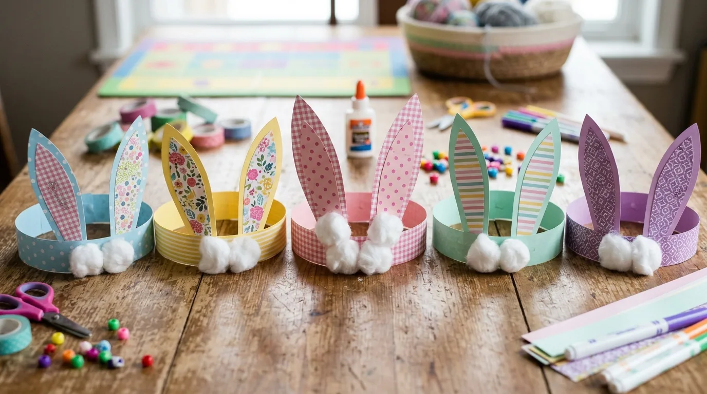 Handprint Easter bunny keepsake craft for kids