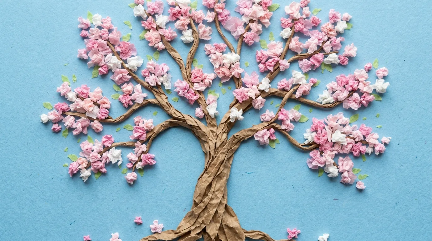 DIY paper flower crowns for kids