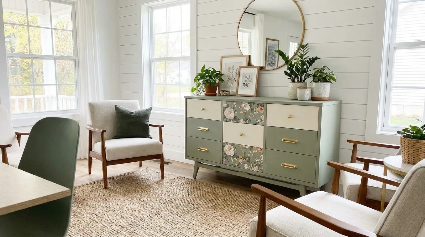 Modular furniture for adaptable living spaces.