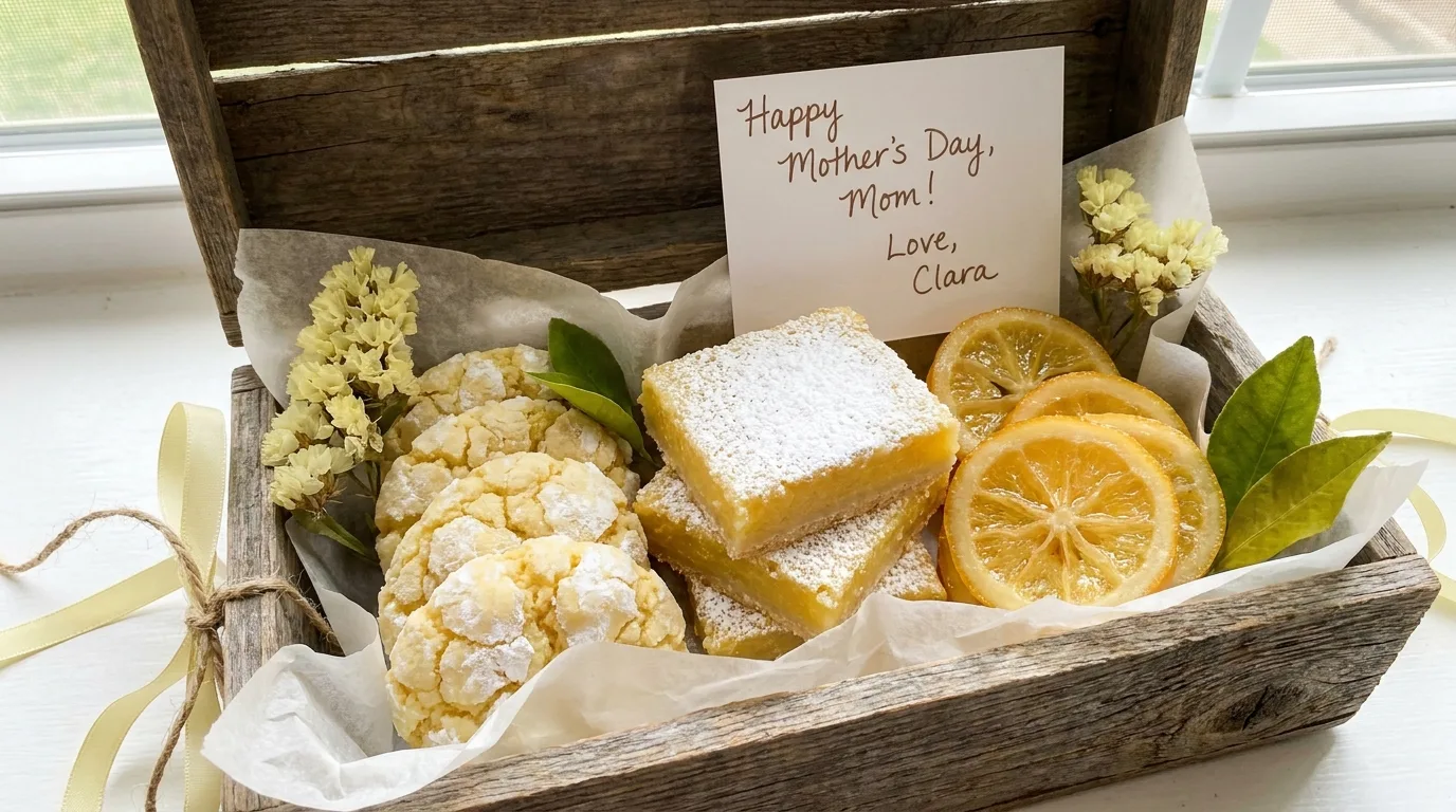 Mother’s Day cinnamon roll and pastry treat box