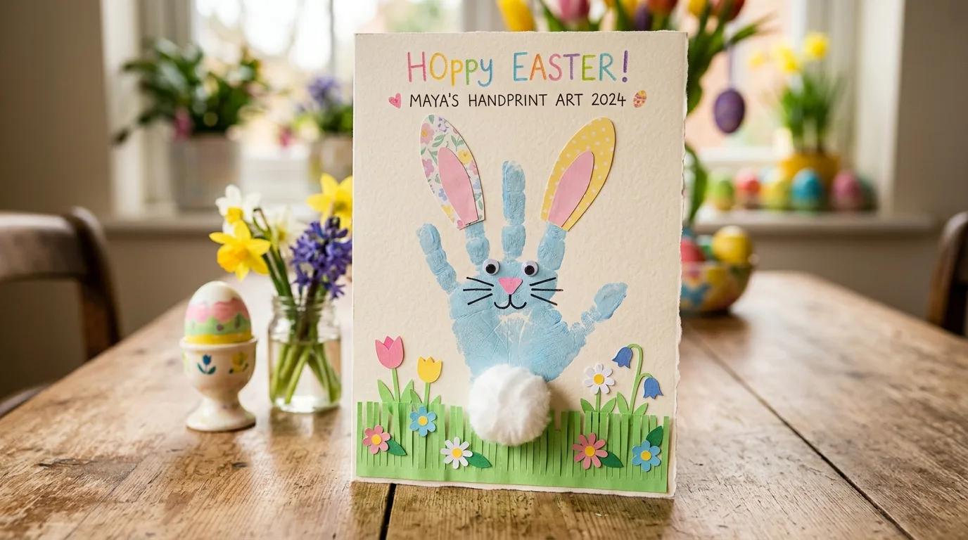 Easy paper carrot garland for Easter