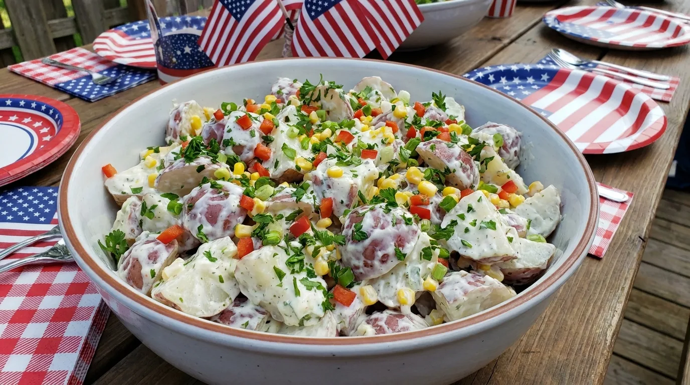 Colorful pasta salad with tomatoes, mozzarella, cucumber, and basil