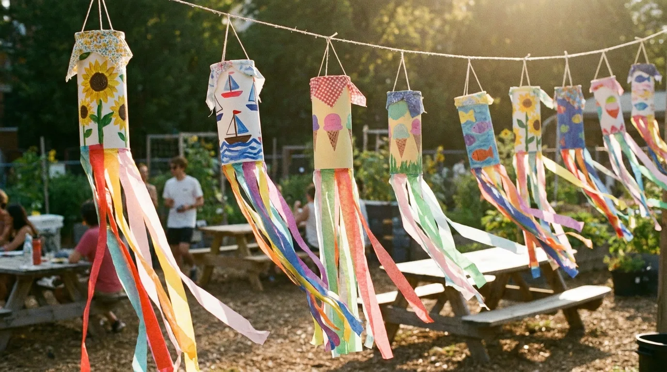Colorful handmade butterfly crafts with patterned wings