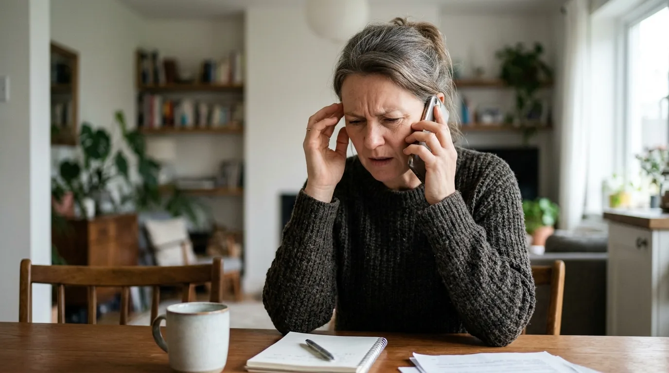 Adult struggling to follow a group conversation
