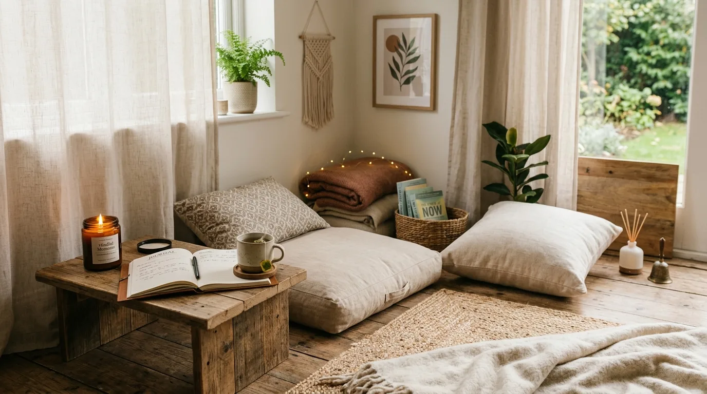 Seasonal scented candle decor for a cozy home