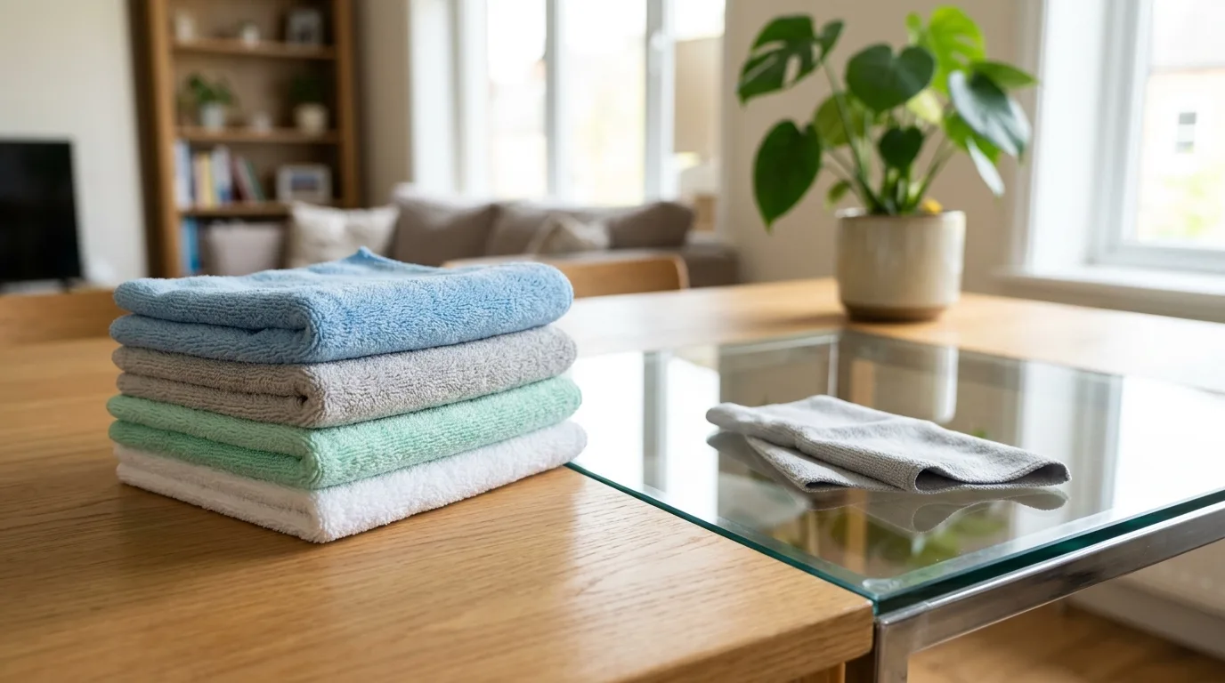Carefully cleaning mirrors and coated glass surfaces