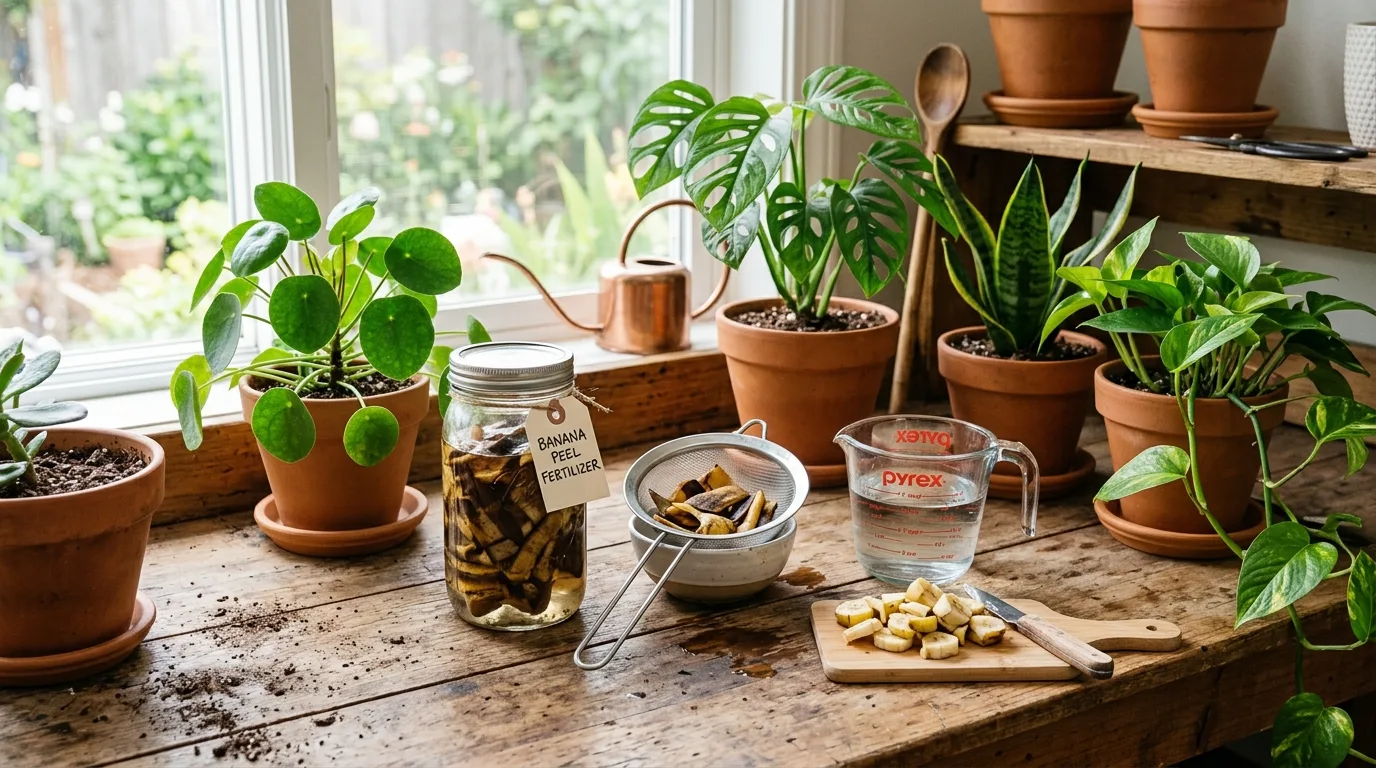 Sustainable garden using kitchen scraps and compost
