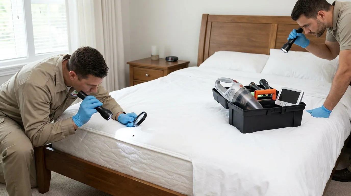 Pest control consultation with a Bristol property owner