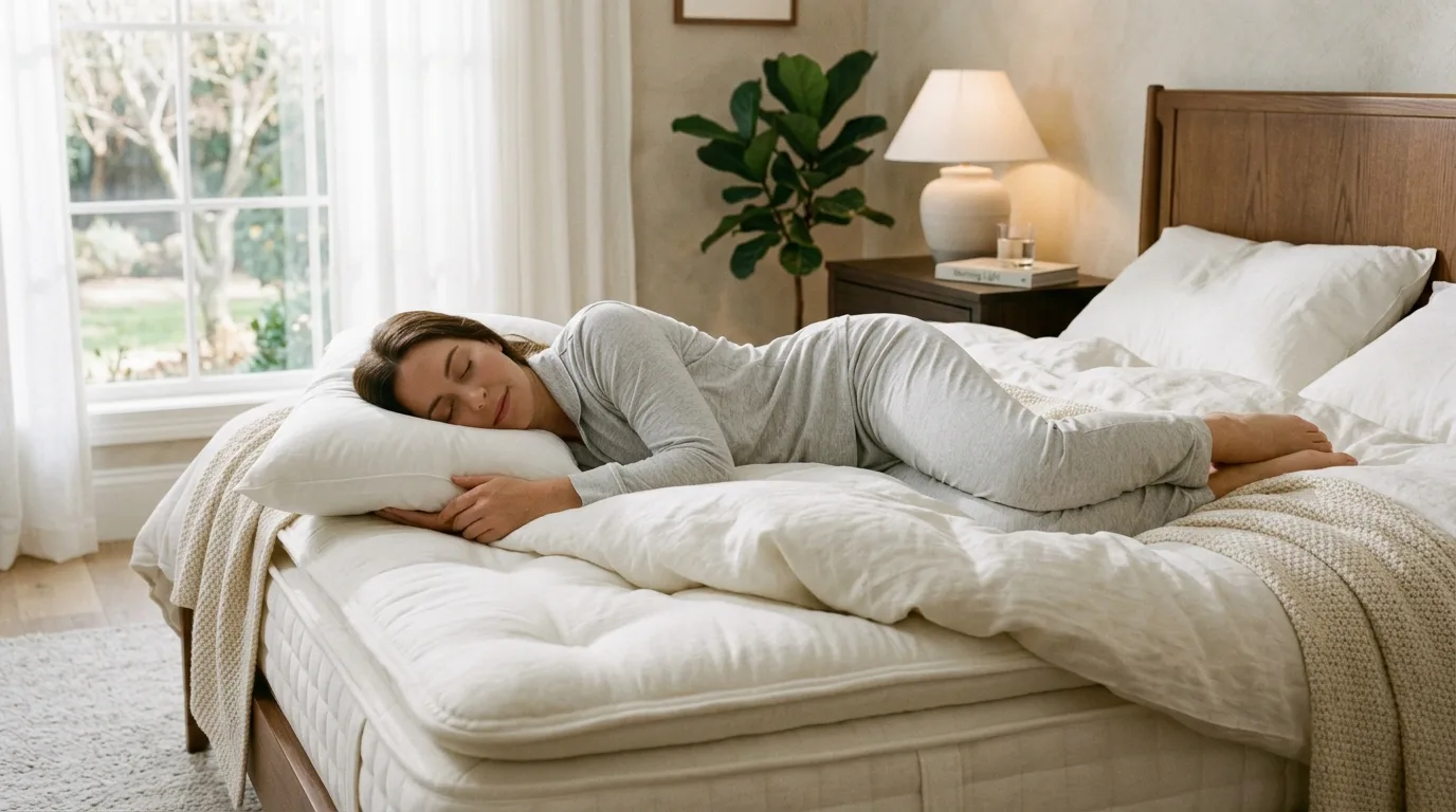 Durable mattress construction with foam and pocketed coils